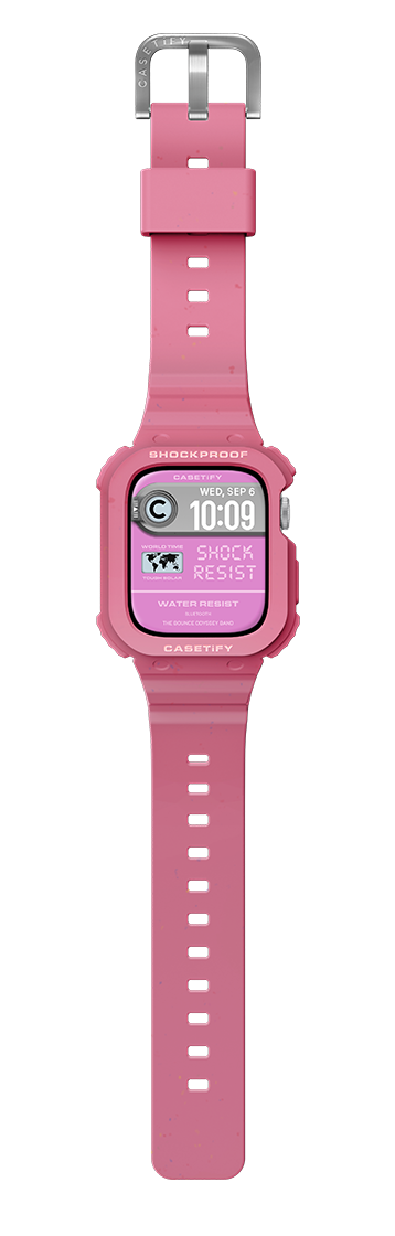 Apple Watch Series 10 (42mm) - The Bounce Odyssey Band  42mm (Series 10) - Bubble Gum