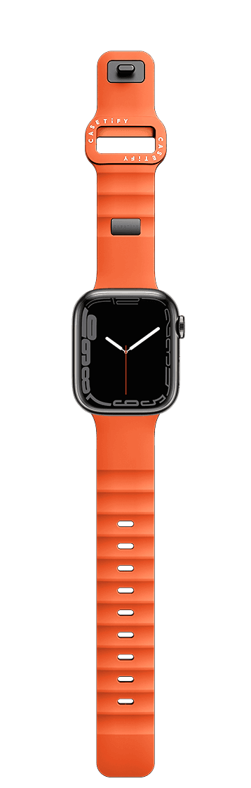 Apple Watch Series 7-9 (45mm) - Bounce Band 45mm (Series 7-9) - Orange